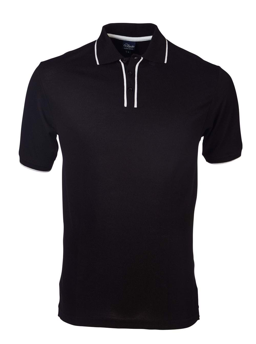 Mens Ashton Golfer - Black/White-0