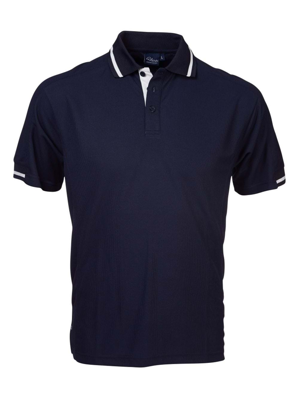 Mens QD1 Quick Dry Golfer - Navy-0