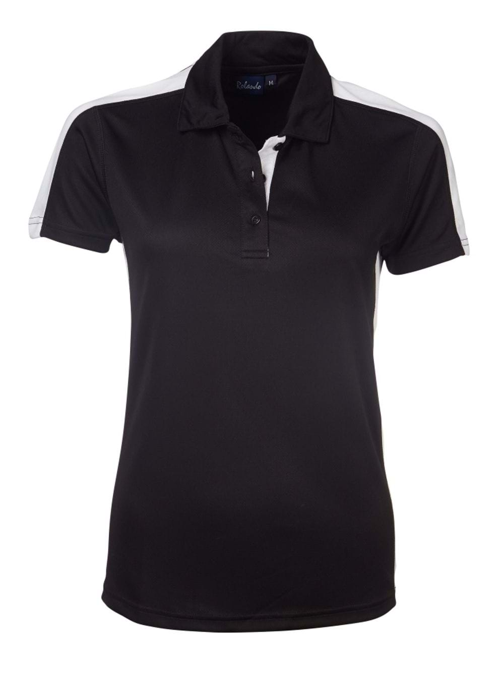 Ladies Chelsea Golfer - Black/White-0