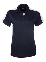 Ladies Chelsea Golfer - Navy/White-0