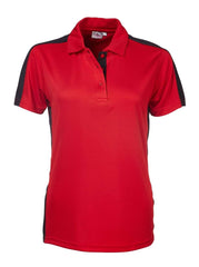 Ladies Chelsea Golfer - Pillar Box Red/Black-0