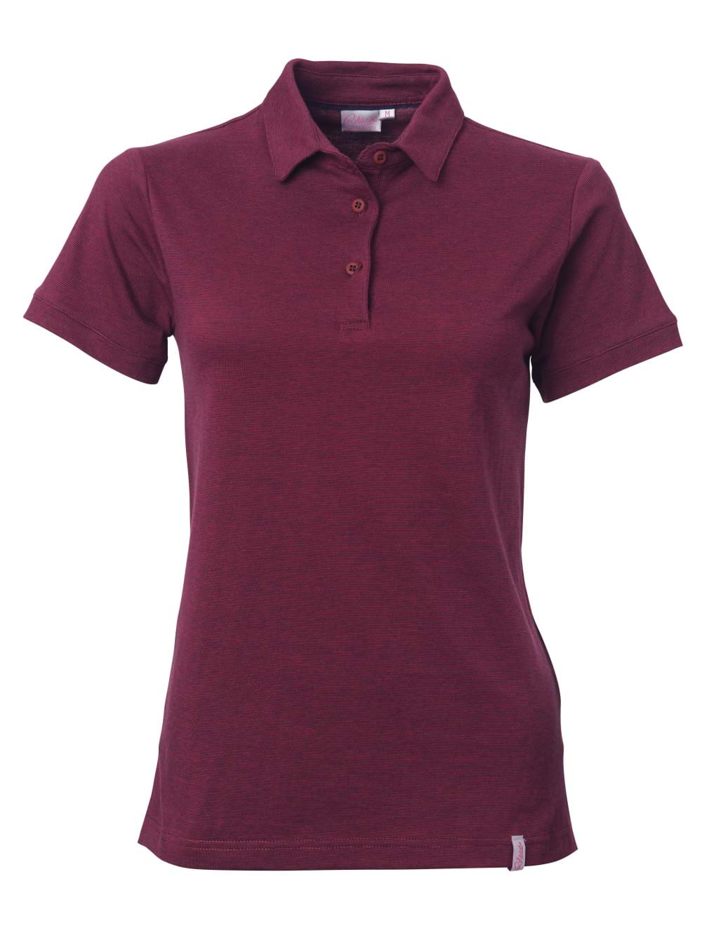 Ladies Cooper Golf Shirt - Burgandy-0