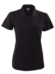 P19 Ladies Lancaster Pique Golfer - Black-0