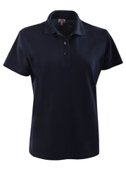 P19 Ladies Lancaster Pique Golfer - Navy-0