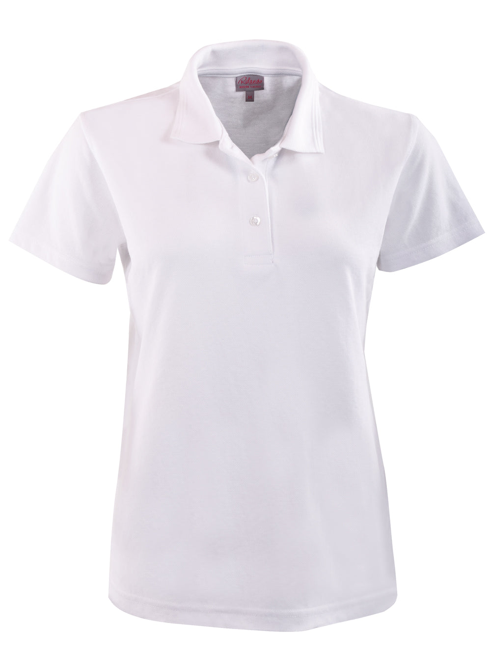 P19 Ladies Lancaster Pique Golfer - White-0