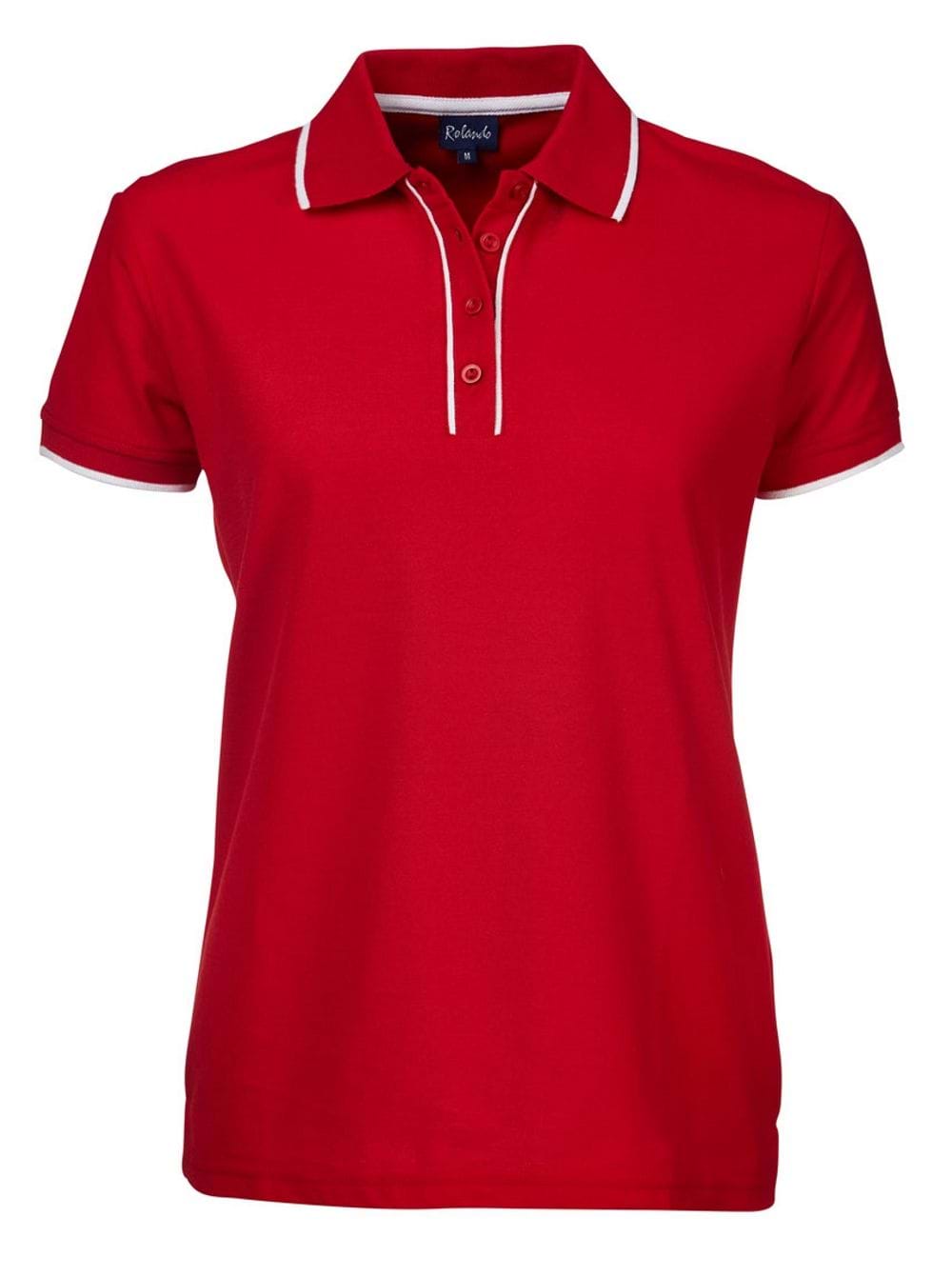 Ladies Ashton Golfer - Red/White-0