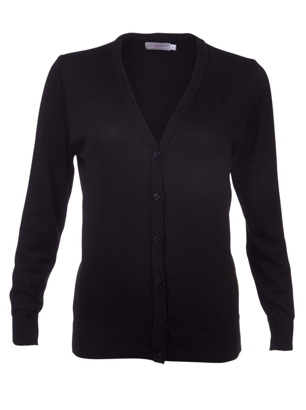 Kate L/S Cardigan - Black-0