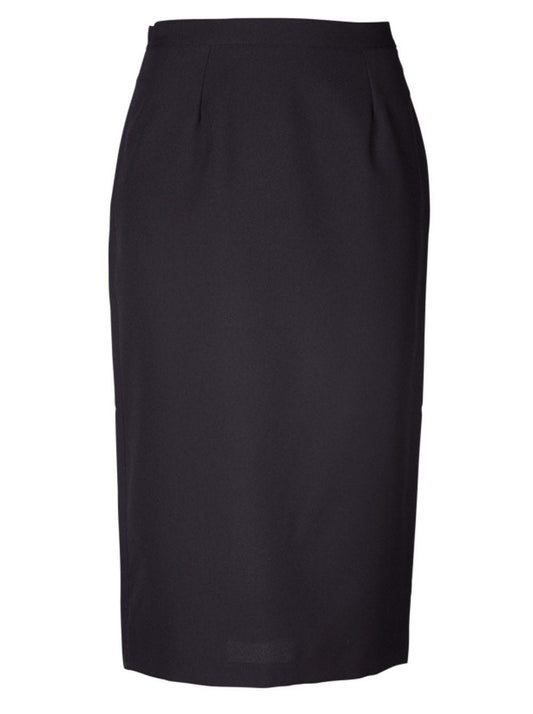 Claire Pencil Long Skirt - Black