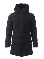 Ladies Hayden Longer Length Puffer Jacket - Black-0