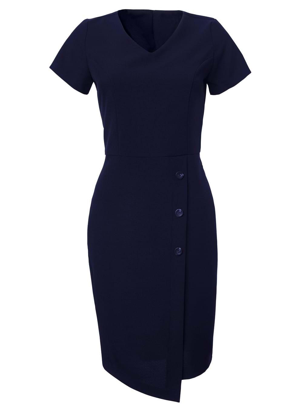 Ladies Simone Dress - Fabric 869 Navy-0