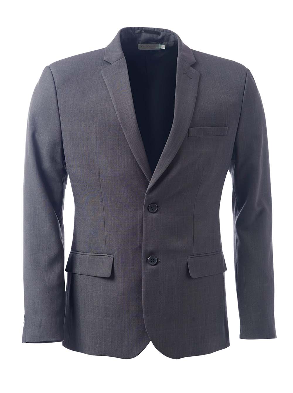 Men's Marco Fashion Fit Jacket- Fabric 260 - Charcoal-0