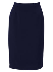 Ladies Verity Pencil Skirt - Fabric 869 Navy-0