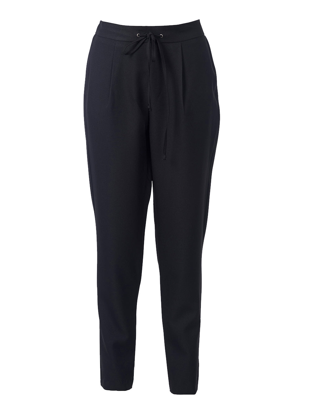 Andrea 869 Drawstring Pant - Black-0