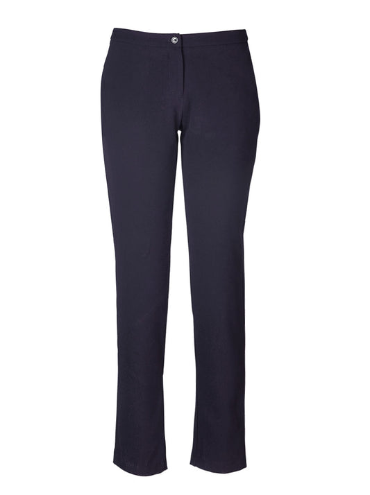 Coco Slim Fit Regular Length Slacks - 79Cm Inleg-Navy-0