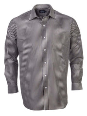 Mens K205 L/S Shirt - Charcoal/White-0