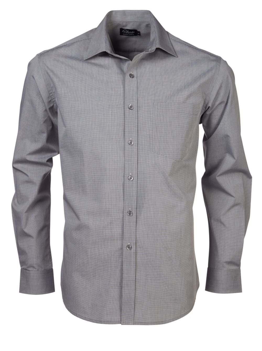 Mens K215 L/S Shirt - Charcoal-0