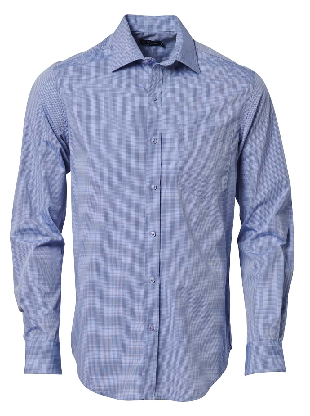 Mens K215 L/S Shirt - Indigo-0