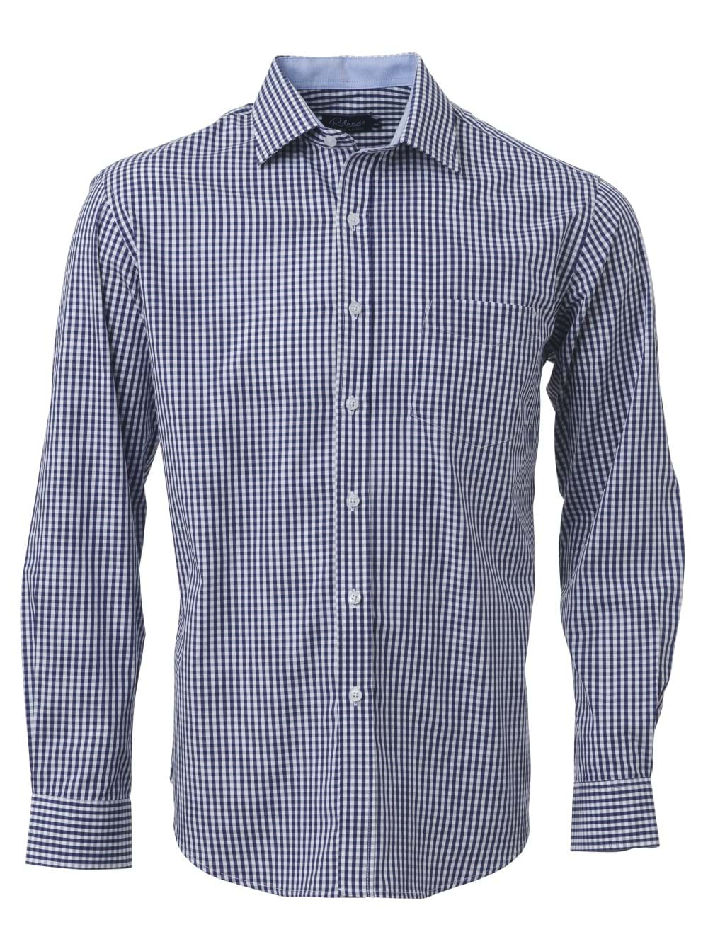 Mens Kingsley K235 L/S Shirt - Navy-0