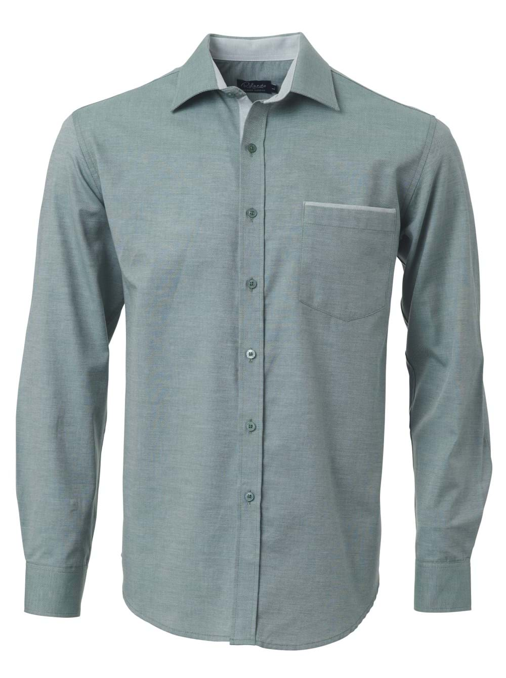 Mens Miller K243 L/S Shirt Bottle - Green-0