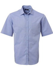 Mens K215 S/S Shirt - Indigo-0