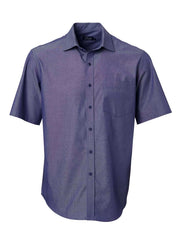 Mens Avery K238 S/S Shirt - Indigo-0