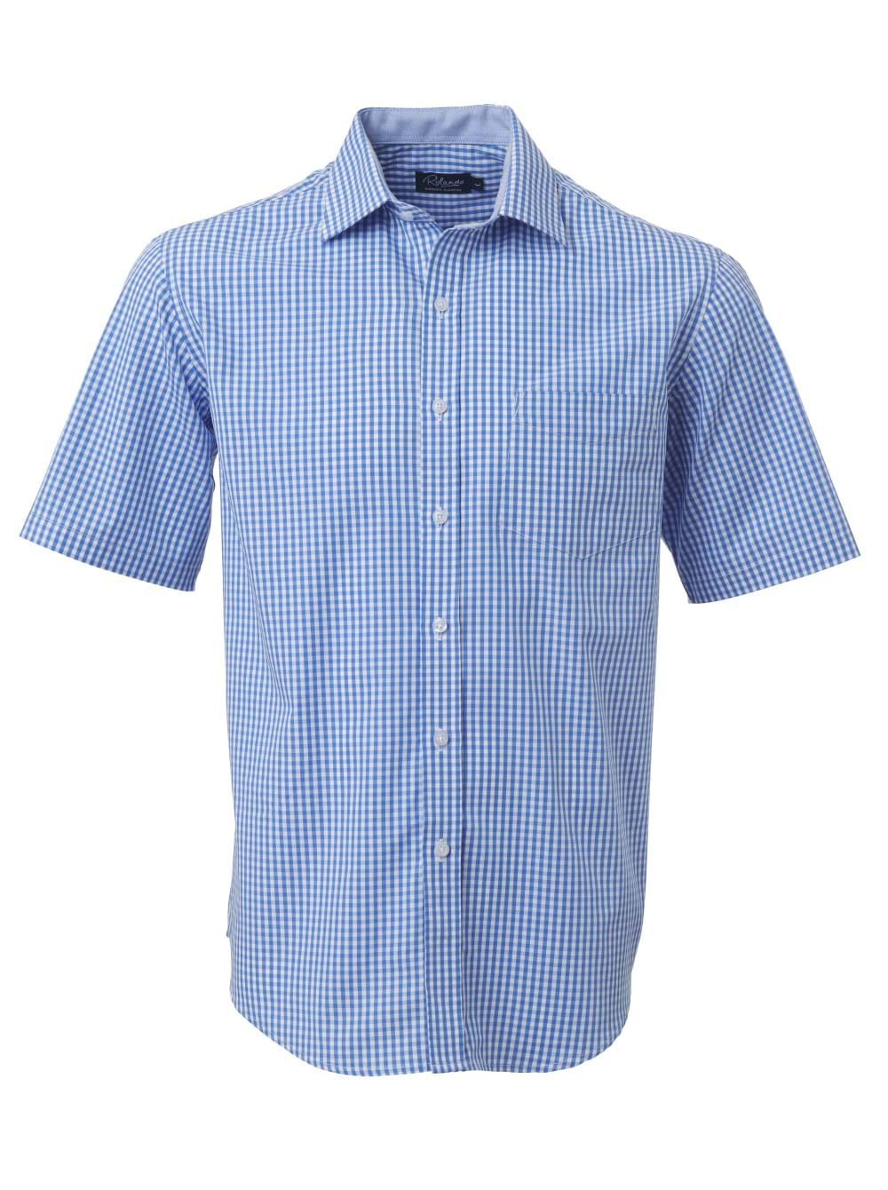 Mens Kingsley K235 S/S Shirt - Blue-0