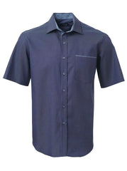 Mens Miller K243 S/S Shirt - Indigo-0