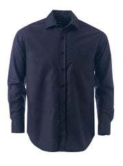 Mens Tate Oxford K373 L/S Shirt - Navy-0