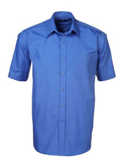 Mens P070 S/S Shirt - Blue-0