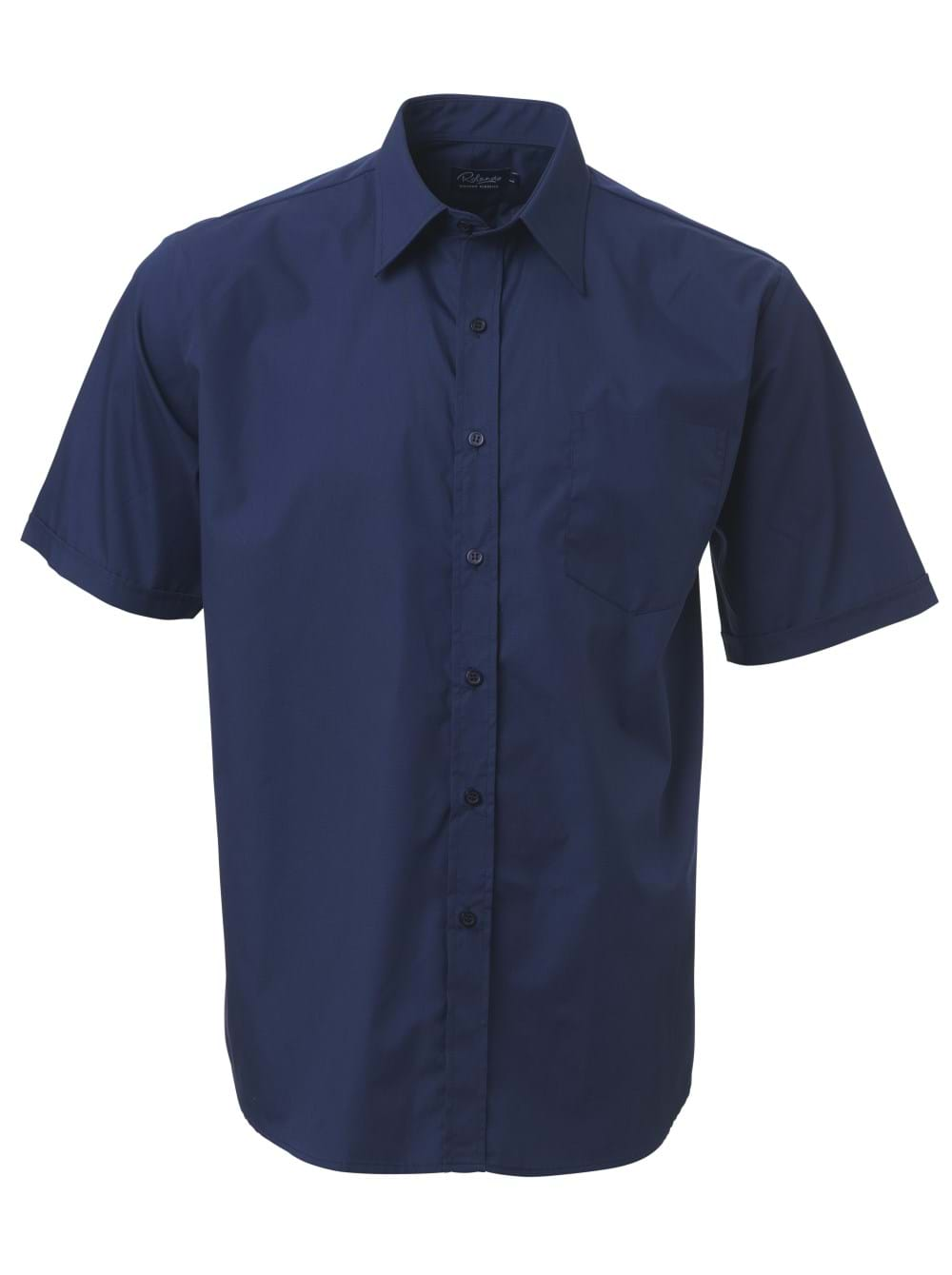 Mens P070 S/S Shirt - Navy-0