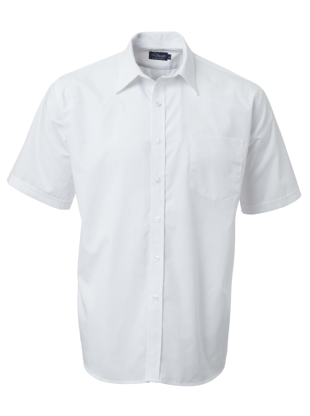 Mens P070 S/S Shirt - White-0