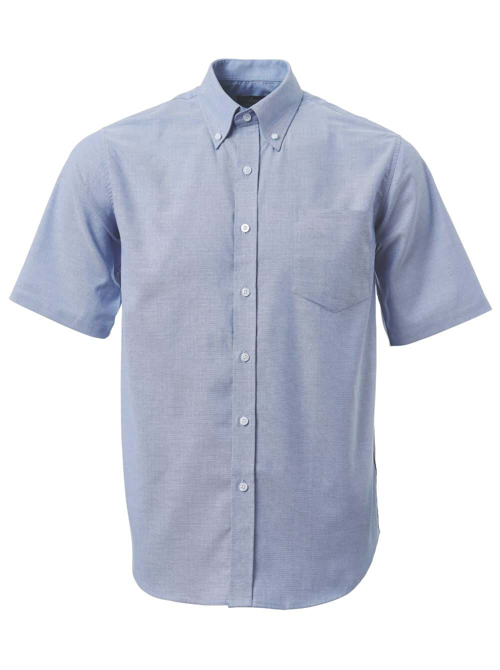 Mens Oxford K373 S/S Shirt - Blue-0