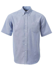 Mens Oxford K373 S/S Shirt - Blue-0