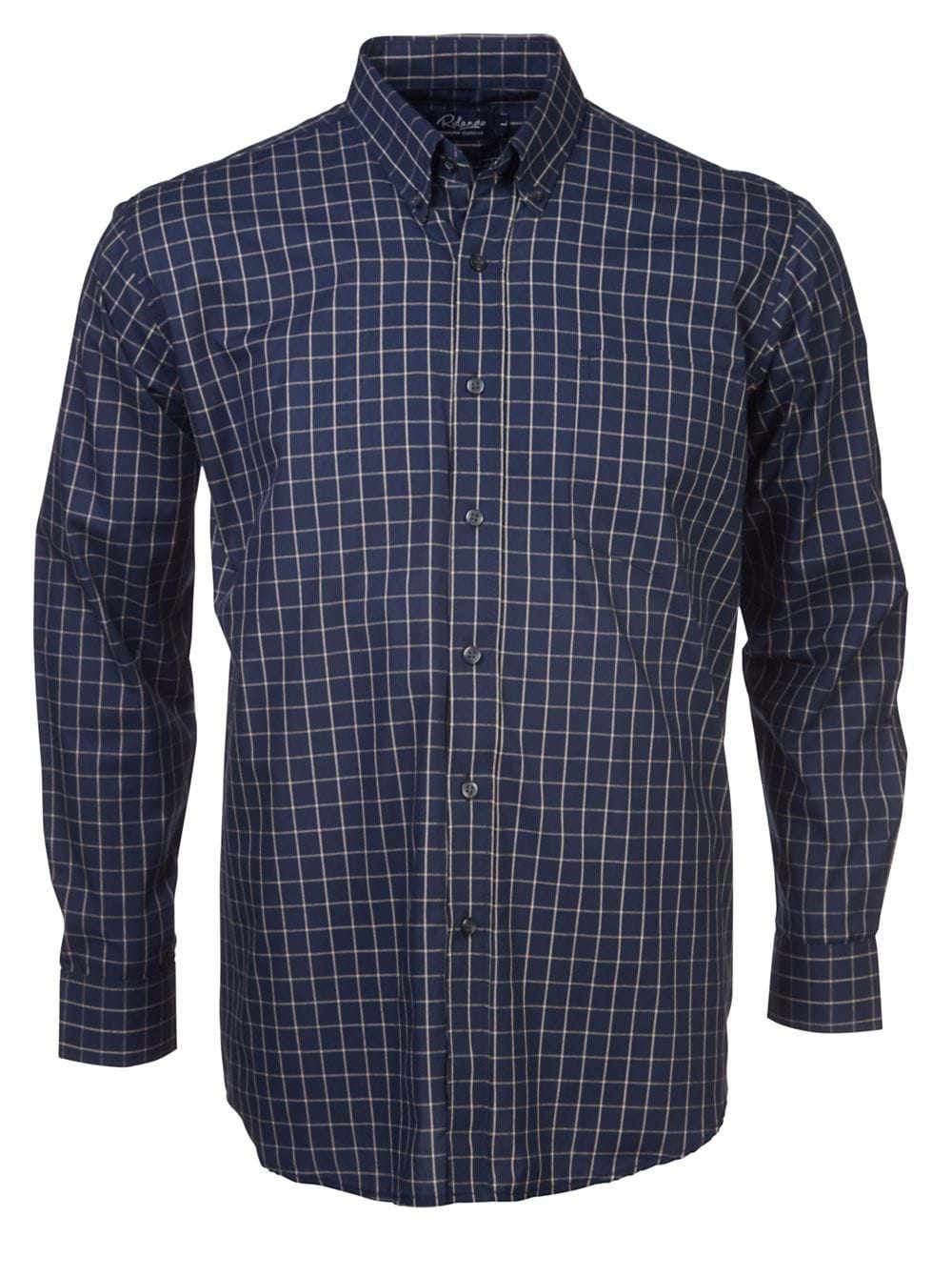 Mens K115 L/S Shirt - Navy-0