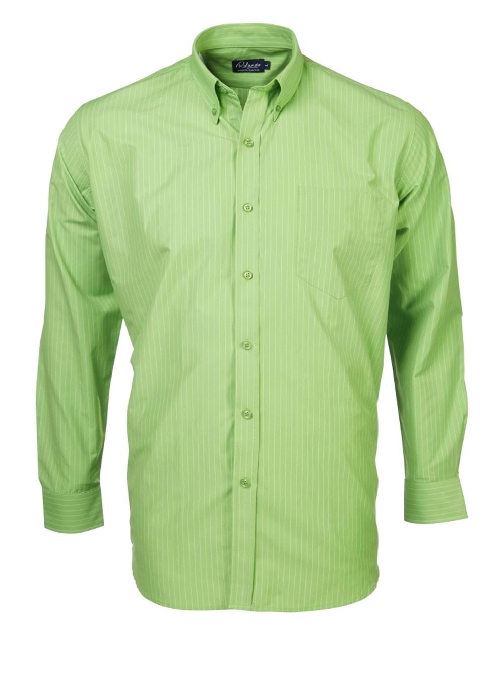 Mens K202 L/S Shirt - Lime-0