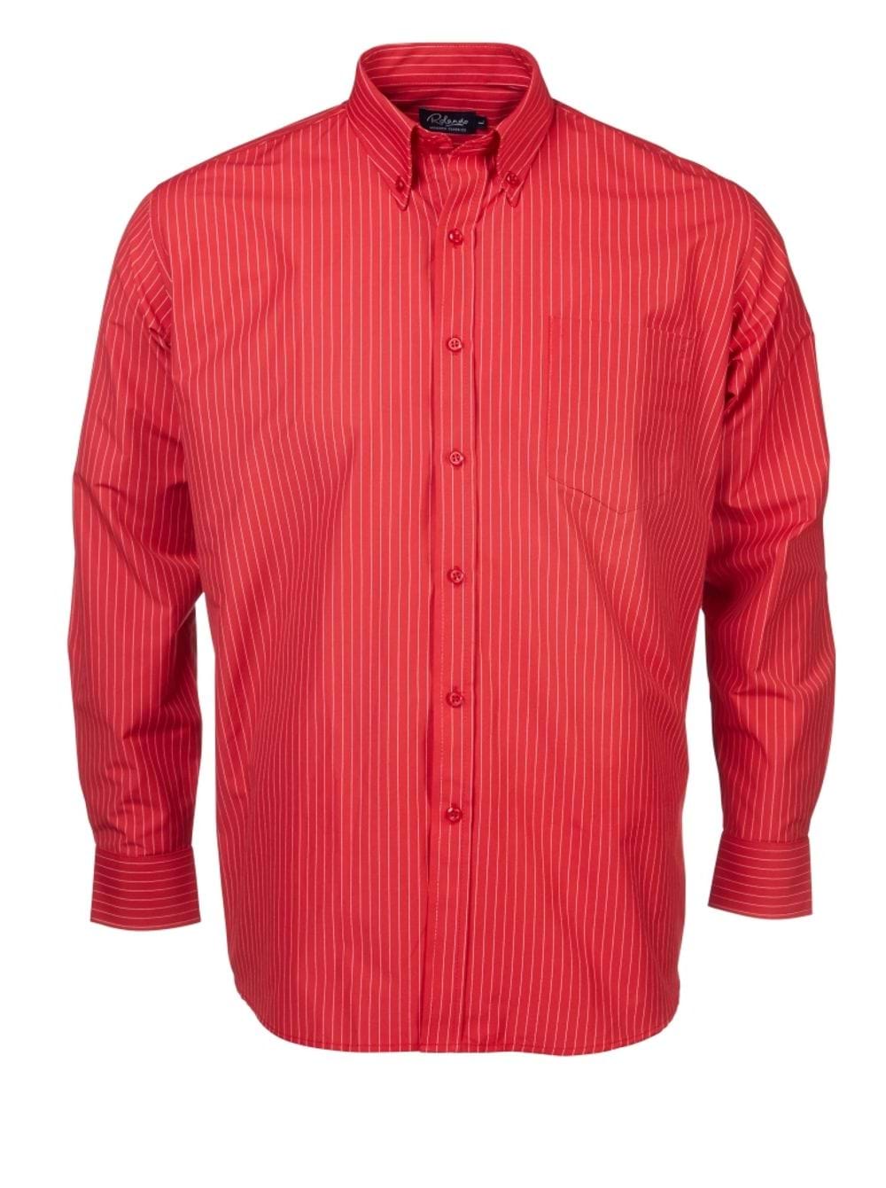 Mens K202 L/S Shirt - Red-0