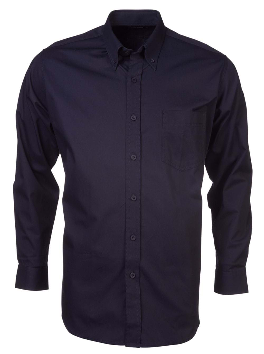 Mens K207 L/S Shirt - Navy-0