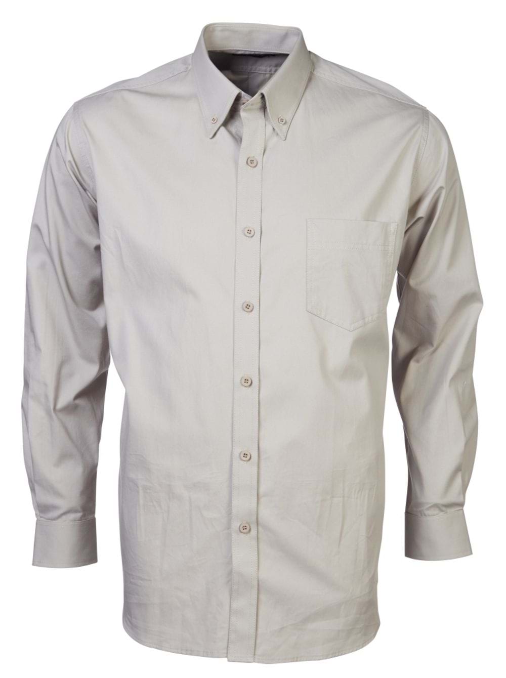 Mens K207 L/S Shirt - Stone-0