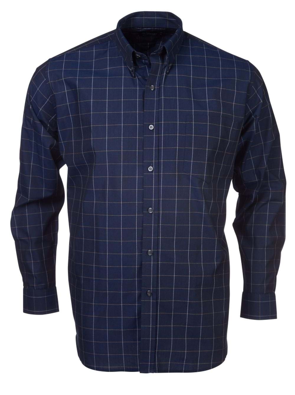 Mens K82 L/S Shirt - Navy-0