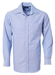 Mens Oxford K373 L/S Shirt - Blue-0