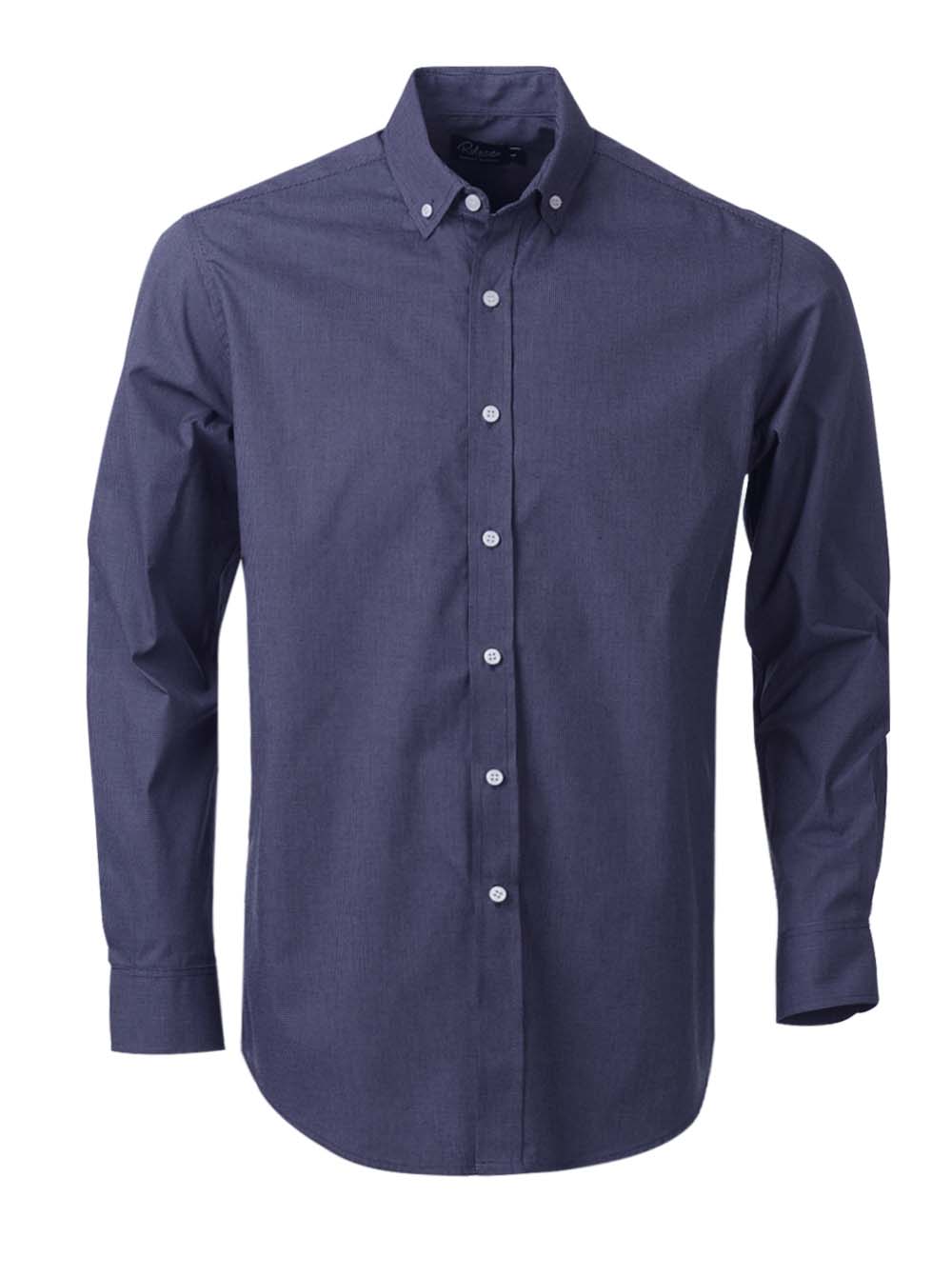 Mens Hamilton K263 L/S Shirt  Indigo-0