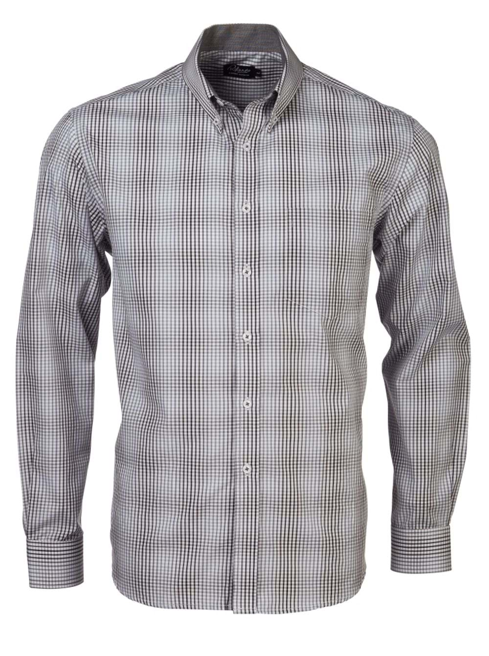 Mens K211 L/S  Shirt - Charcoal-0