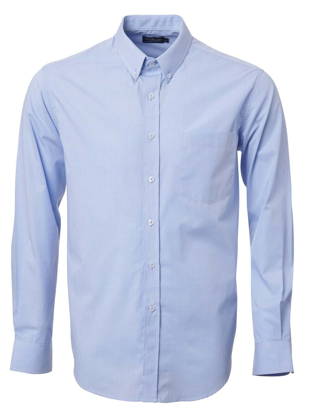 Mens Windsor K236 L/S Shirt - Sky-0