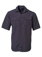 Mens K224 S/S Shirt - Charcoal-0