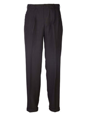 Brendan Trouser with regular hem - Cationic Charcoal-0