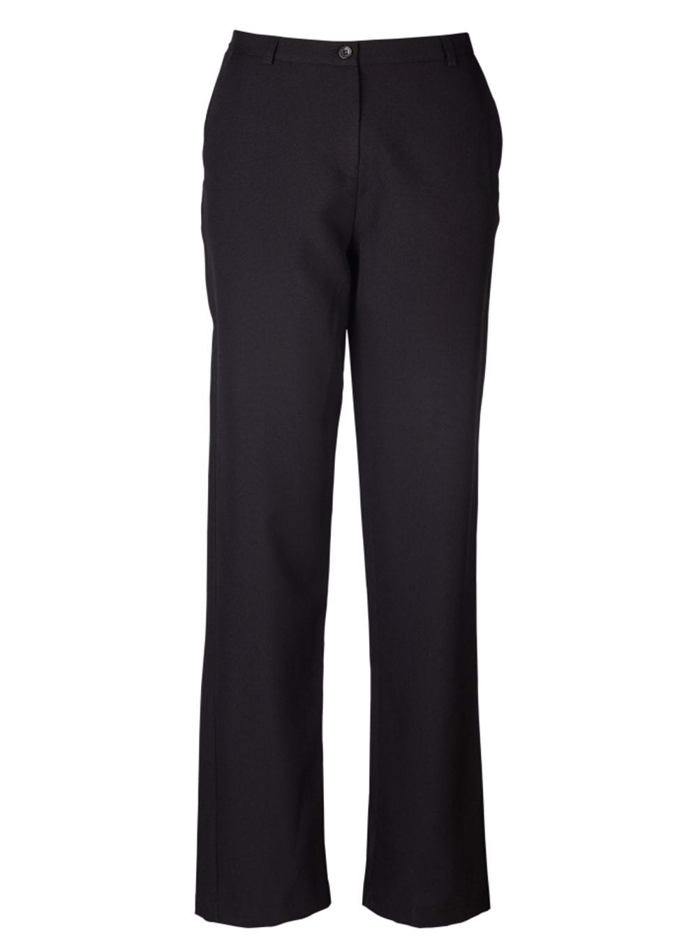 Kerry Straight Cut Slacks - Black-0