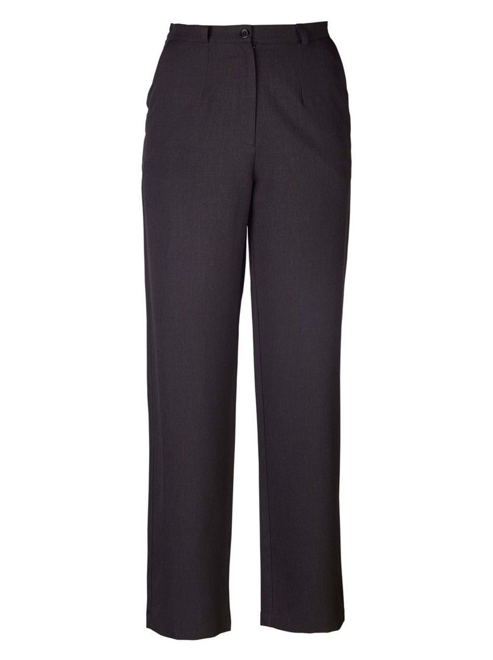 Kerry Straight Cut Slacks - Cationic Charcoal-0