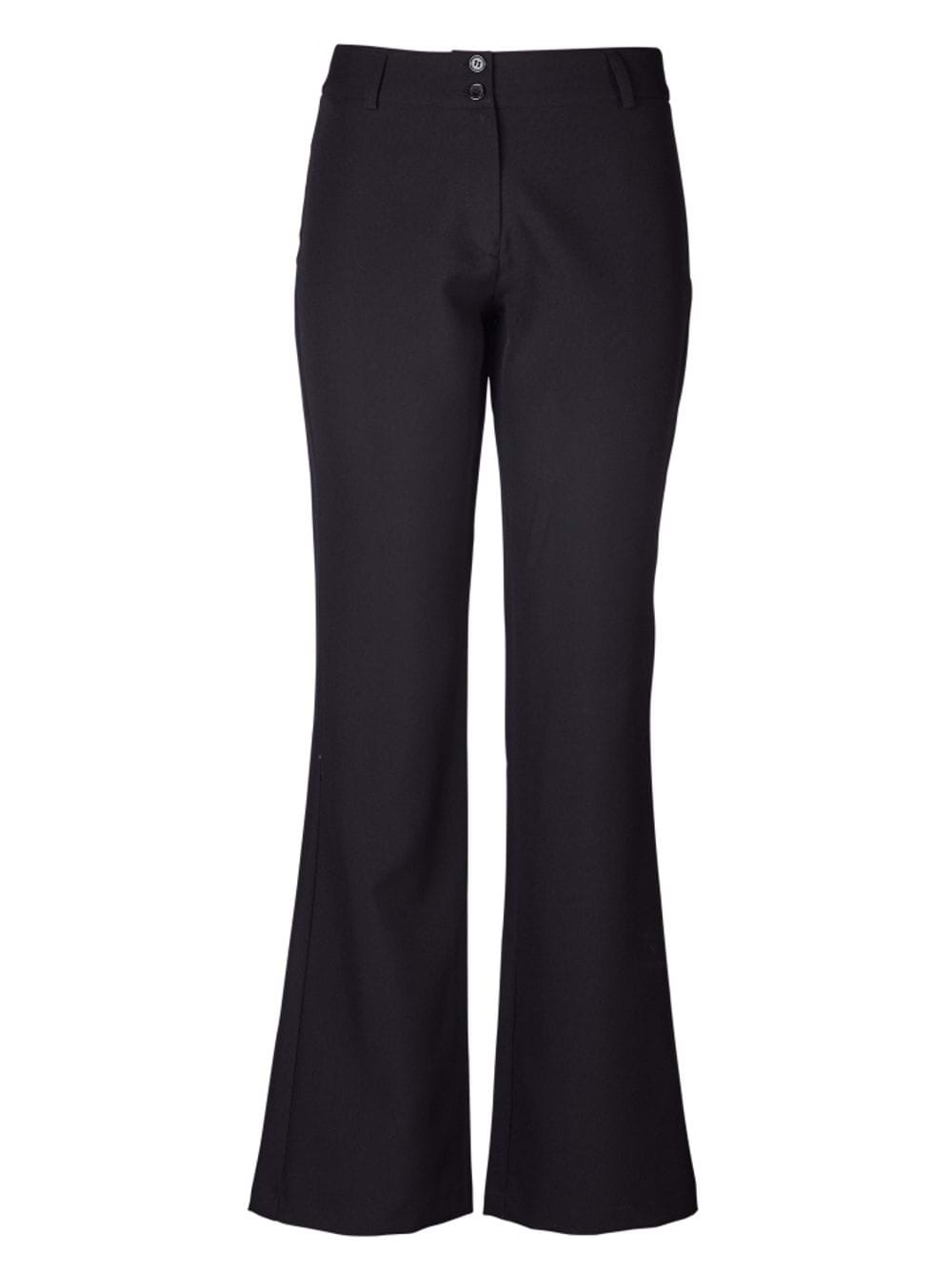 Beverly Bootleg Slacks - Black-0