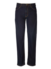 Ladies stretch Denim Jeans - Blue/Black-0