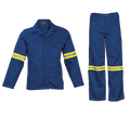 Barron Supreme Poly Cotton Conti Suit with Reflective